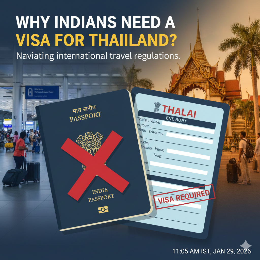 Why Indians Need a Visa for Thailand
